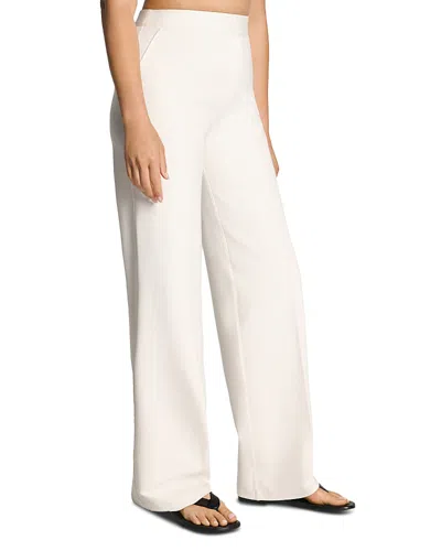 Spanx Smooth Perfectfit Ponte Wide Leg In Neutral