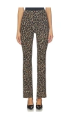 Spanx Smooth Ponte Micro Flare In Animal Print
