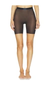 Spanx Smooth Sheer Smoothing Mid Thigh In Black