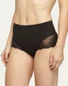Spanx Smooth Undie-tectable Lace Hi-hipster In Black