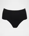 Spanx Undie-tectable Mid-rise Thong In Very Black