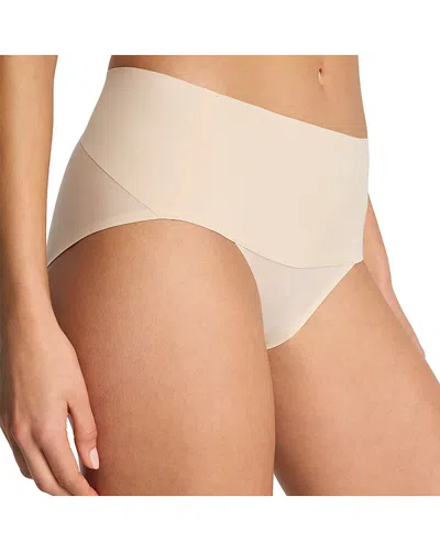 Spanx Smooth Undie-tectable Natural Waist Brief In Brown