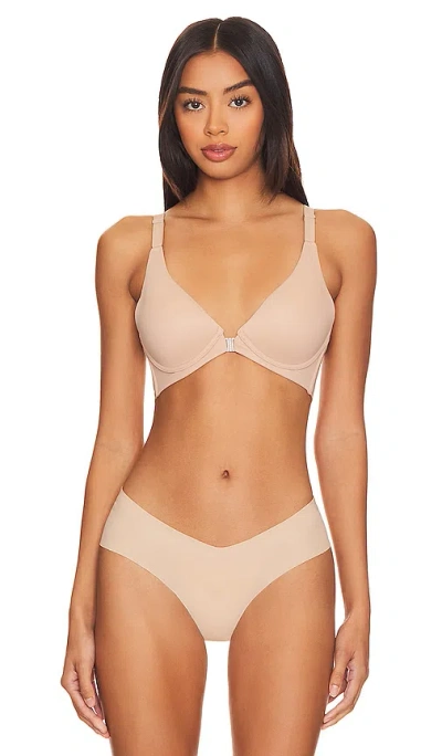 Spanx Smoothâ¢ Bra-llelujah!â® Adjustable Plunge Wireless Lift Bra In Toasted Oatmeal