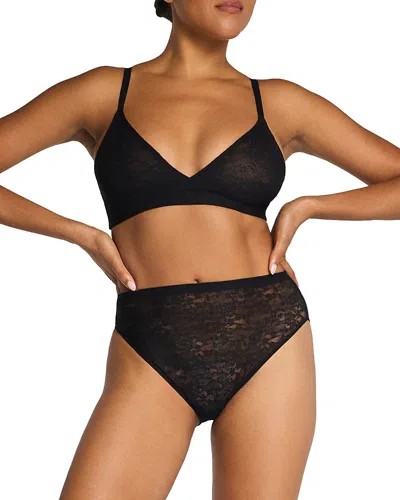 Spanx Supersmooth Day To Date Night Lace High Leg Brief In Multi