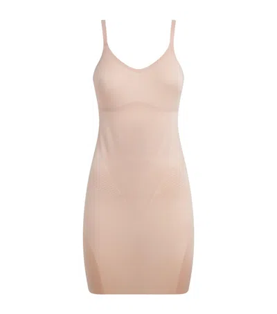 Spanx Thinstincts 2.0 Shaping Slip Dress In Beige