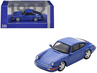 Spark 1992 Porsche 911 Carrera Rs 3.6 Blue 1/64 Model Car By