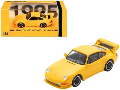 Spark 1995 Porsche 911 Carrera Rs 3.8 Yellow 1/64 Model Car By