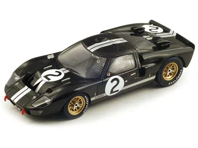 Spark Ford Mk 2 #2 Bruce Mclaren - Chris Amon "shelby American" Winner "24 Hours Of Le Mans" (1966) With A In Black