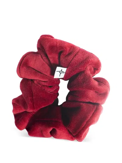 Spark Le Monde The Rita Large Hair Scrunchie In Red