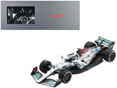 Spark Mercedes-amg W13 E Performance #63 George Russell "petronas" Formula One F1 Belgian Gp (2022) With A In White