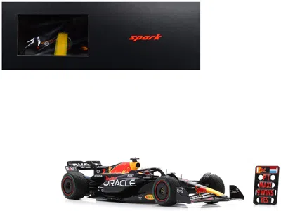 Spark Red Bull Racing Rb19 #1 Max Verstappen "oracle" Winner Formula One F1 "dutch Gp" (2023) With Pit Boa In Black