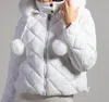 Sparkl Fairy Couture Aspen Puffer Jacket In White