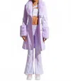 Sparkl Fairy Couture Chloe Trench Coat In Purple In Purple