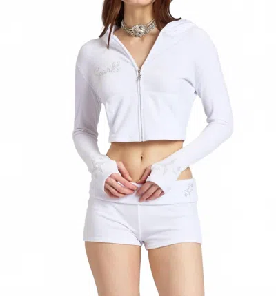 Sparkl Fairy Couture Zoé Tracksuit Jacket In White