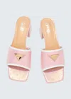 Sparkl Monogram Heel Pink In Pink