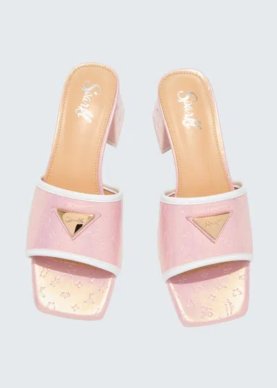 Sparkl Monogram Heel Pink