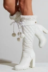 Sparkl Puffer Boot In White