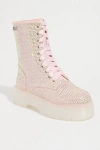 Sparkl Taylor Comabt Boot In Pink