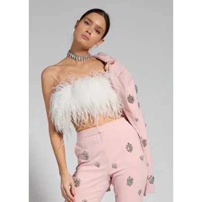 Sparkl Sabrina Feather Top