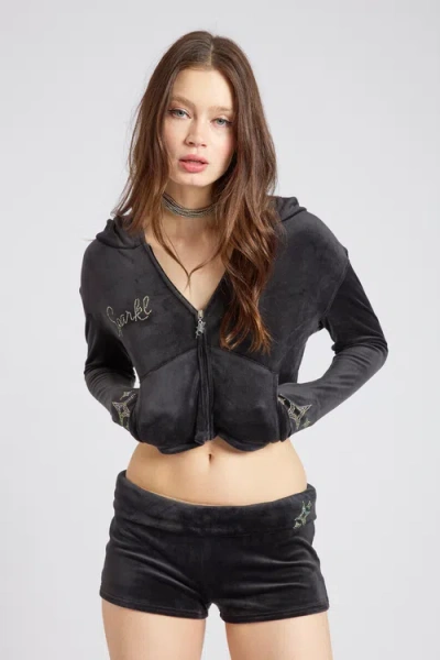 Sparkl Tracksuit Shorts In Black