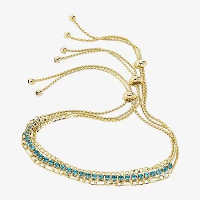 Sparkle Allure Birthstone Womens Red Crystal Bracelet Set