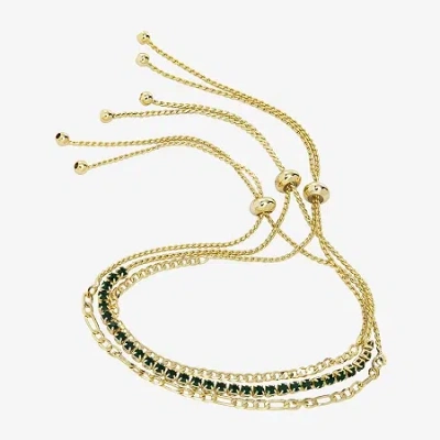 Sparkle Allure Birthstone Womens Red Crystal Bracelet Set