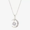 Sparkle Allure Cubic Zirconia 2 1/2 Ct. T.w. Clear Pure Silver Over Brass Pendant Necklace In Transparent