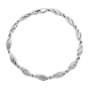 Sparkle Allure Silver Reflections Diamond Accent 7 1/4 Inch Link Round Tennis Bracelet In Transparent