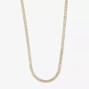 Sparkle Allure Womens Cubic Zirconia 14k Gold Over Brass 16 Inch Tennis Necklace In Gold