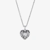 Sparkle Allure Womens Cubic Zirconia Pure Silver Over Brass 18 Inch Locket Necklace In Transparent