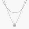 Sparkle Allure Womens Necklace Set In Metallic