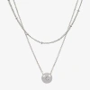 Sparkle Allure Womens Necklace Set In Metallic