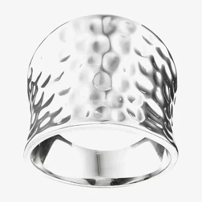 Sparkle Allure Womens Pure Silver Over Brass Band