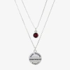 Sparkle Allure Womens Red Crystal 2-pc. Necklace Set