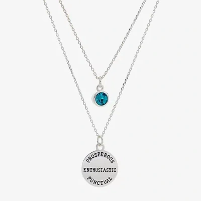 Sparkle Allure Womens Red Crystal 2-pc. Necklace Set