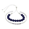 Sparkle Allure You & Me 2-pc. Simulated Lapis Bracelet Set In Metallic