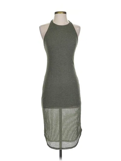 Pre-owned Sparkle & Fade Casual Dress In Green