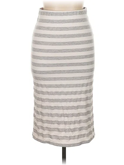 Pre-owned Sparkle & Fade Casual Skirt In Gray