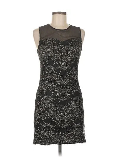 Pre-owned Sparkle & Fade Cocktail Dress In Black