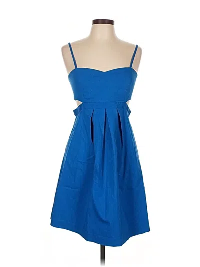 Pre-owned Sparkle & Fade Cocktail Dress In Blue