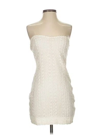 Pre-owned Sparkle & Fade Cocktail Dress In White