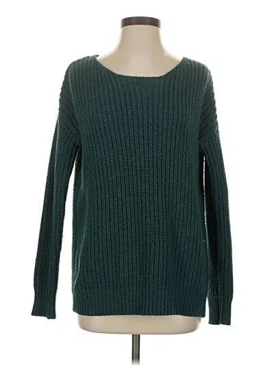 Pre-owned Sparkle & Fade Pullover Sweater In Blue