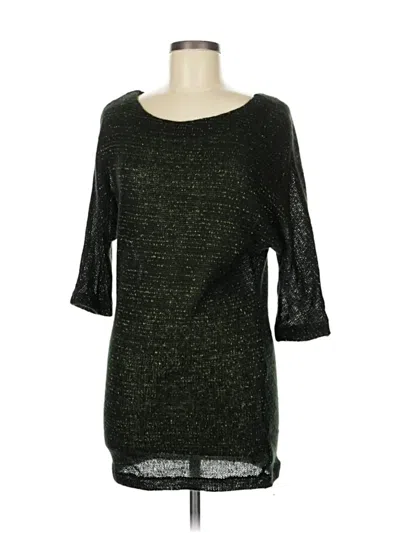 Pre-owned Sparkle & Fade Pullover Sweater In Green