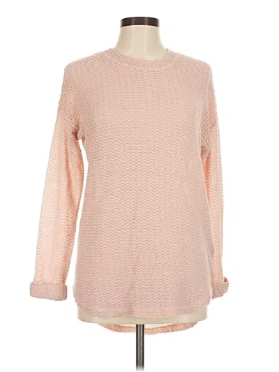 Pre-owned Sparkle & Fade Pullover Sweater In Pink