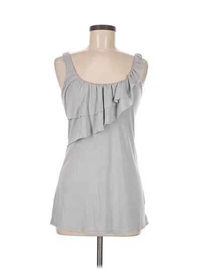 Pre-owned Sparkle & Fade Sleeveless Blouse In Gray