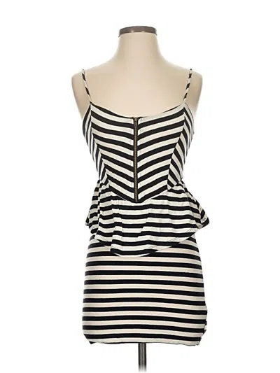 Pre-owned Sparkle & Fade Sleeveless Top Black Sweetheart Neckline Tops