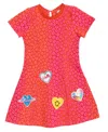 Sparkle & Shine Toddler And Little Girls Leopard Print With Sequin Patches Dress
