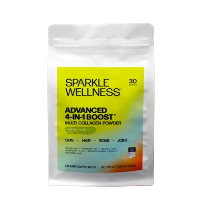 Sparkle Wellness Advanced 4 In 1 Boost Multi Collagen Powder - Tropical