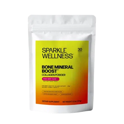 Sparkle Wellness Bone Mineral Boost Collagen Powder - Mixed Berry