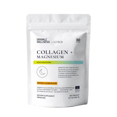 Sparkle Wellness Collagen + Magnesium With Verisol Bioactive Collagen Peptides & Magnesium Glycinate - Honey Lemonade